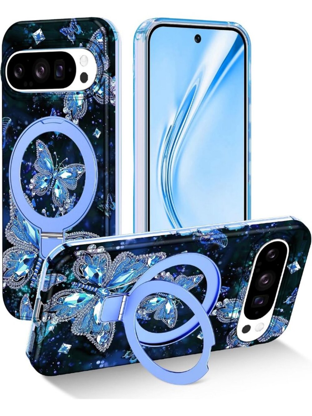 Glow in the Dark Magnetic Slim Case for Google Pixel 10/10 Pro - Shockproof